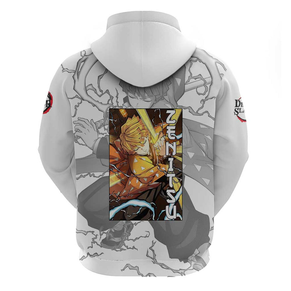 Zenitsu Agatsuma - Demon Slayer Hoodie Anime Style Zenitsu Agatsuma - Demon Slayer Hoodie Anime Style