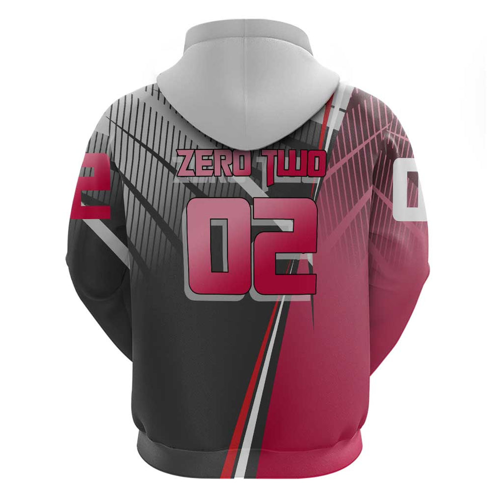 Zero Two Hoodie Sci-Fi Anime Sports Crossover Style Zero Two Hoodie Sci-Fi Anime Sports Crossover Style