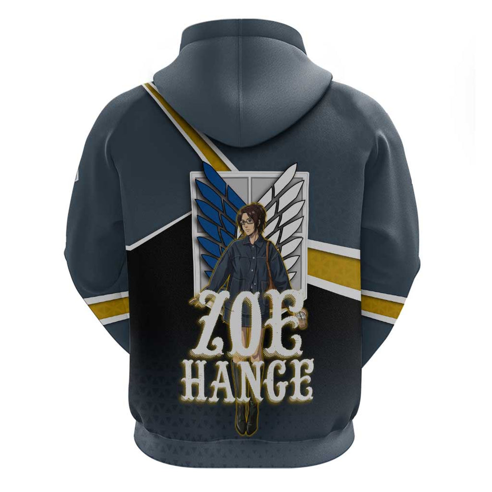 Zoe Hange Attack on Titan Hoodie Anime Urban Chic Illustration Zoe Hange Attack on Titan Hoodie Anime Urban Chic Illustration