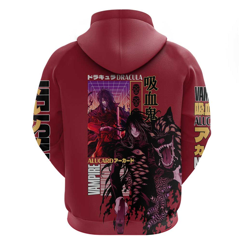 Alucard Hellsing Hoodie Anime Style Alucard Hellsing Hoodie Anime Style
