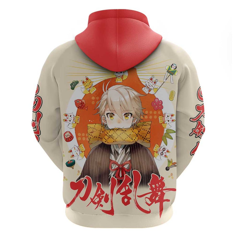 Cute Foxes Touken Ranbu Hoodie Japan Anime Style Cute Foxes Touken Ranbu Hoodie Japan Anime Style
