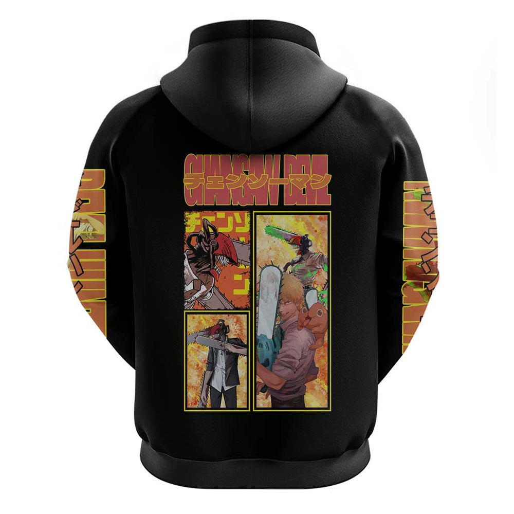 Denji Chainsaw Man Hoodie Anime Style Denji Chainsaw Man Hoodie Anime Style