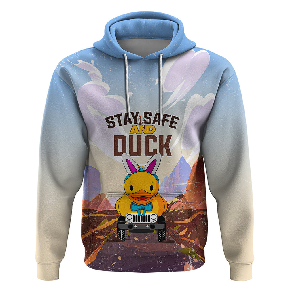 Duck Duck Jeep Easter Stay Safe And Duck Hoodie Duck Duck Jeep Easter Stay Safe And Duck Hoodie