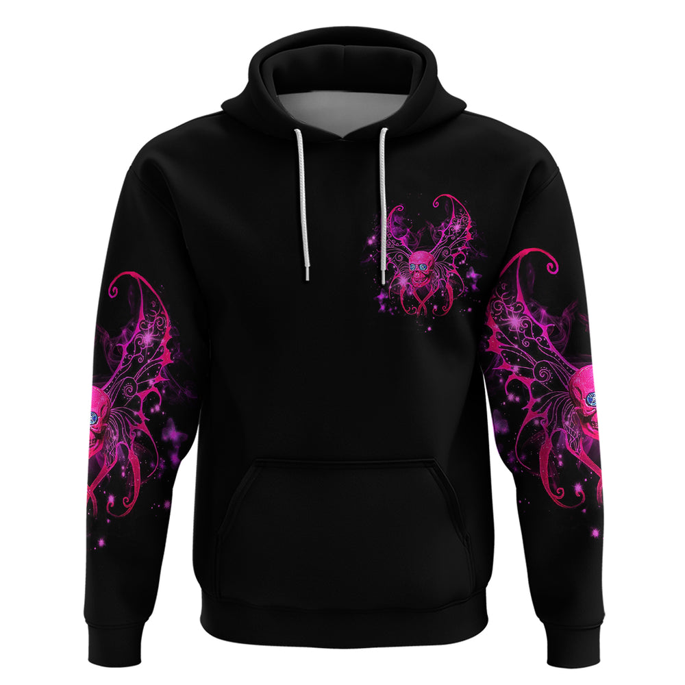 Fairy Skull Hoodie My Next Life I Want To Be Karma Fairy DT01 Fairy Skull Hoodie My Next Life I Want To Be Karma Fairy DT01