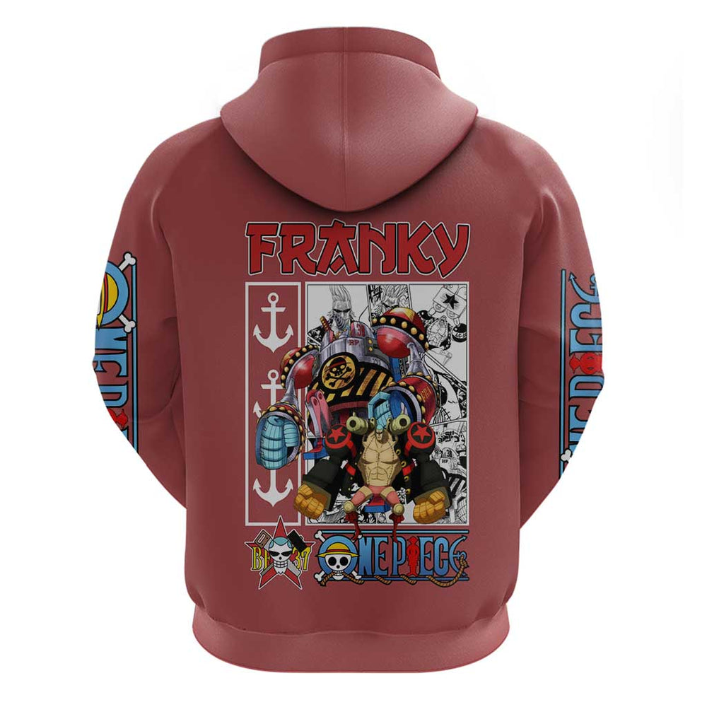 Franky One Piece Hoodie Anime Style Franky One Piece Hoodie Anime Style