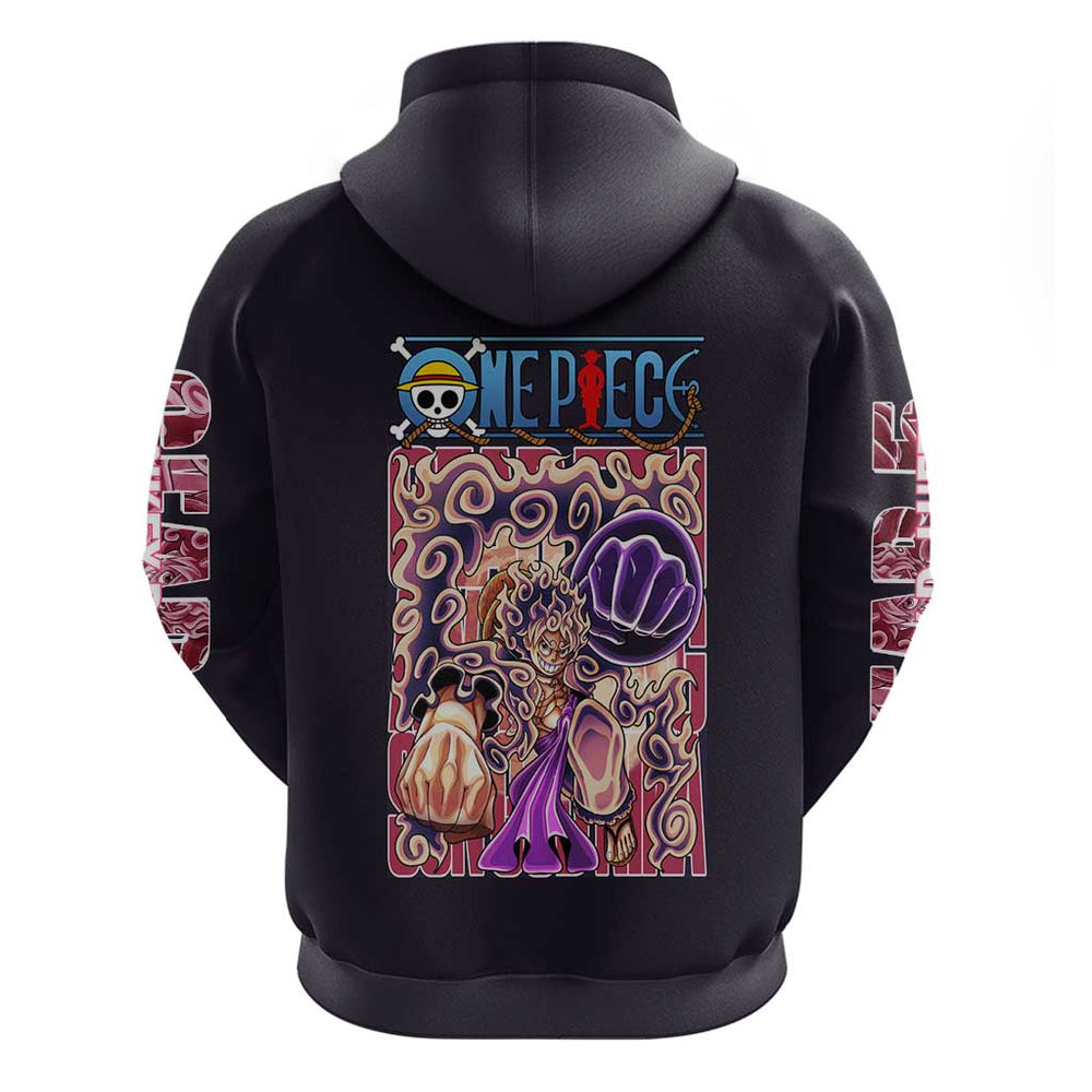 Gear 5th Luffy One Piece Hoodie Anime Style Gear 5th Luffy One Piece Hoodie Anime Style