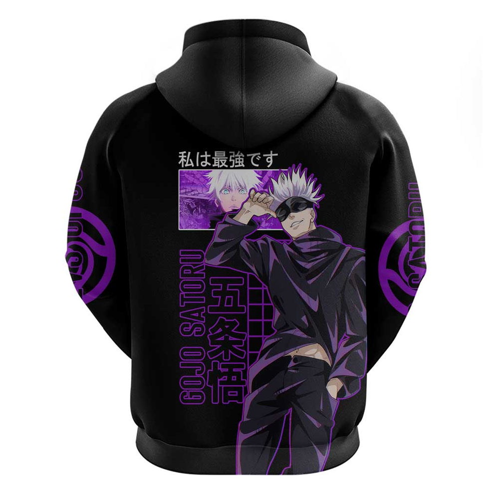 Gojo Satoru Sensei - Jujutsu Kaisen Hoodie Anime Japan Art Style Gojo Satoru Sensei - Jujutsu Kaisen Hoodie Anime Japan Art Style