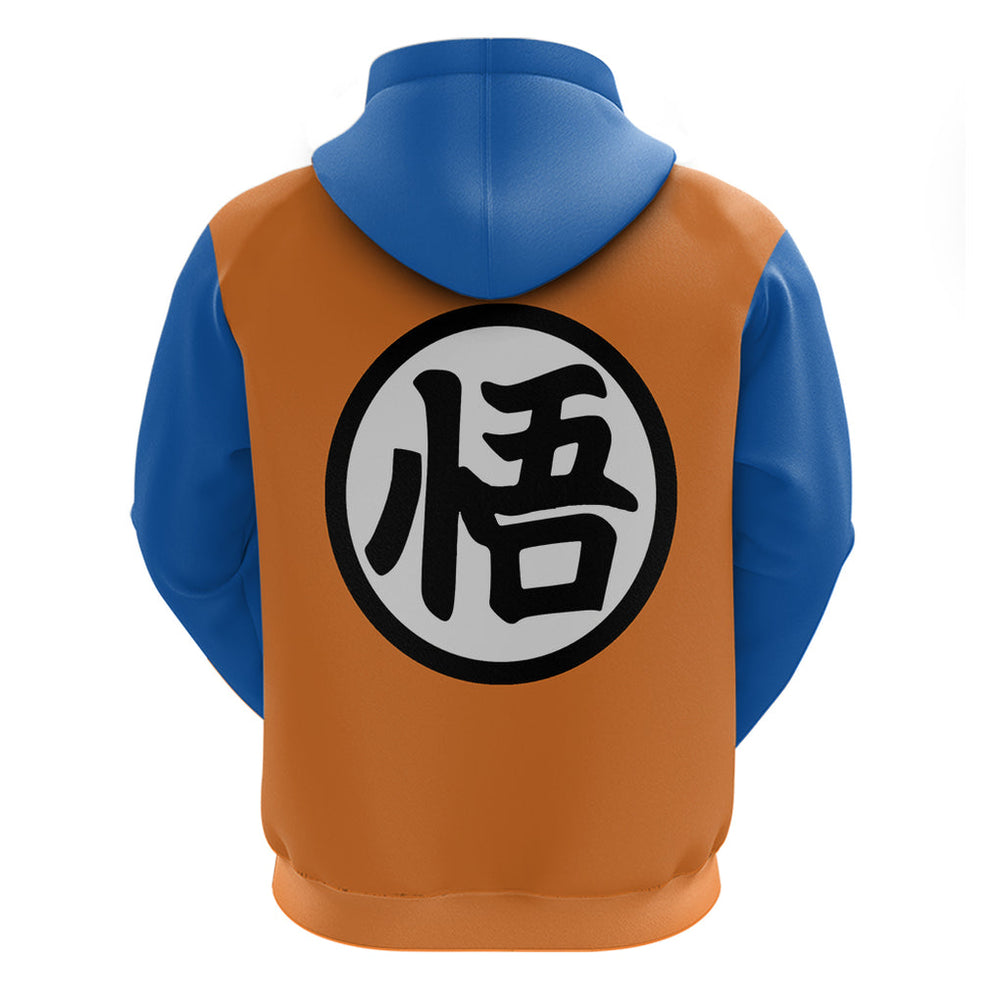 Goku Kanji Symbol Dragon Ball Anime Hoodie Goku Kanji Symbol Dragon Ball Anime Hoodie