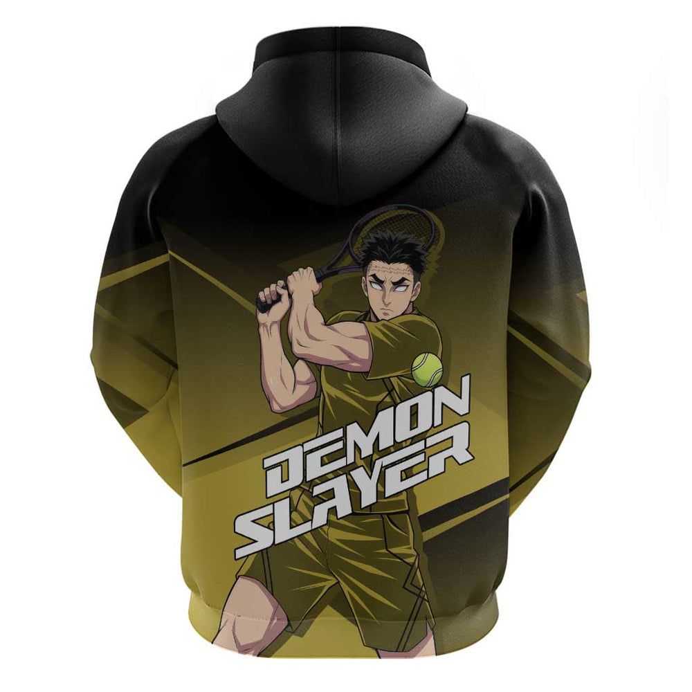 Gyomei Himejima Stone Serve Hoodie Sporty Anime Mashup Style Gyomei Himejima Stone Serve Hoodie Sporty Anime Mashup Style