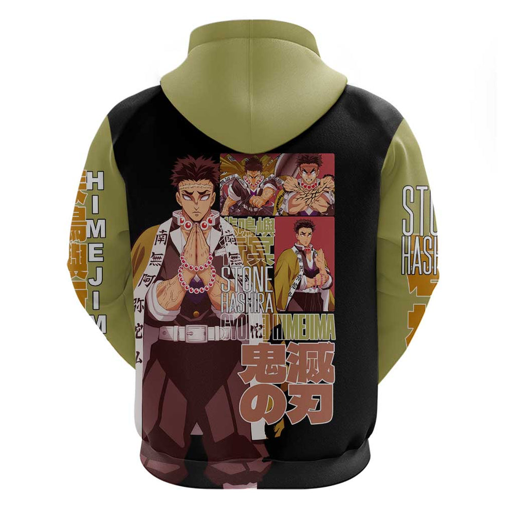 Gyomei Himejima V2 Demon Slayer S Hoodie Japan Anime Style Gyomei Himejima V2 Demon Slayer S Hoodie Japan Anime Style