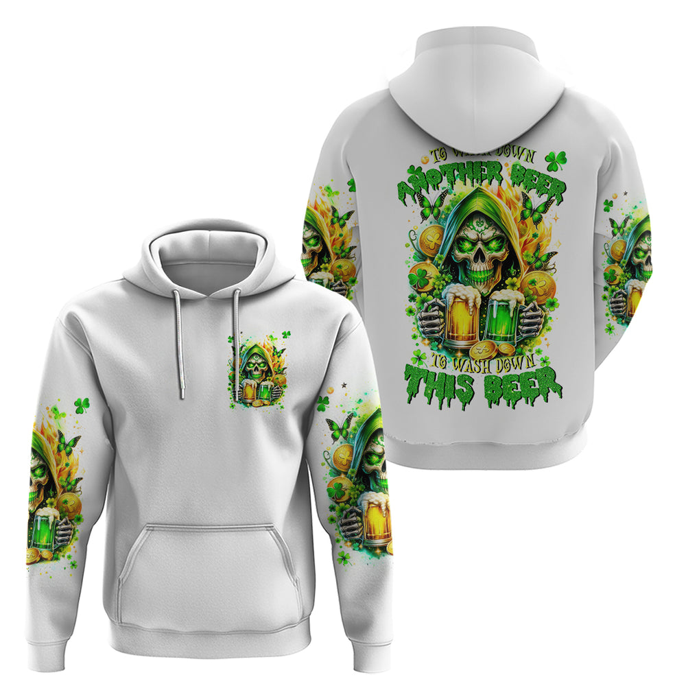 Irish Skull Hoodie To Wash Down Another Beer To Wash Down This Beer DT01 Irish Skull Hoodie To Wash Down Another Beer To Wash Down This Beer DT01