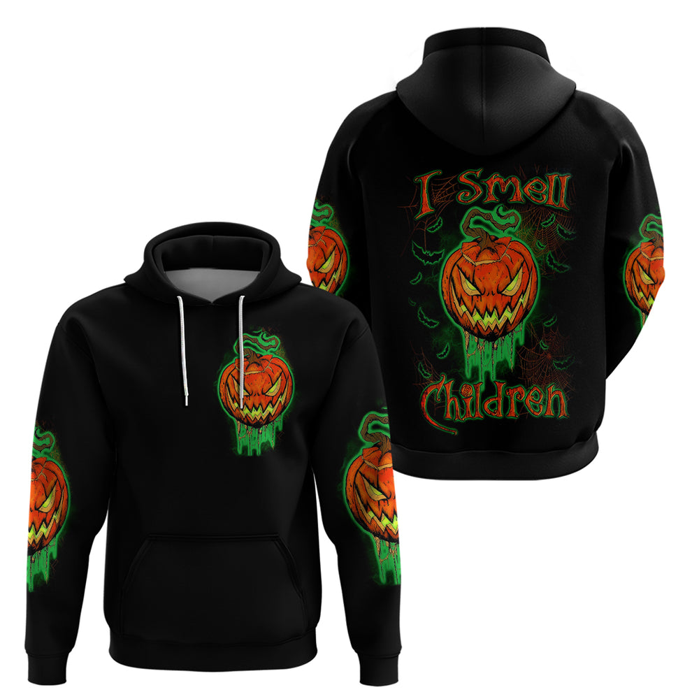 Jack O Lantern Skull Hoodie I Smell Children DT01 Jack O Lantern Skull Hoodie I Smell Children DT01