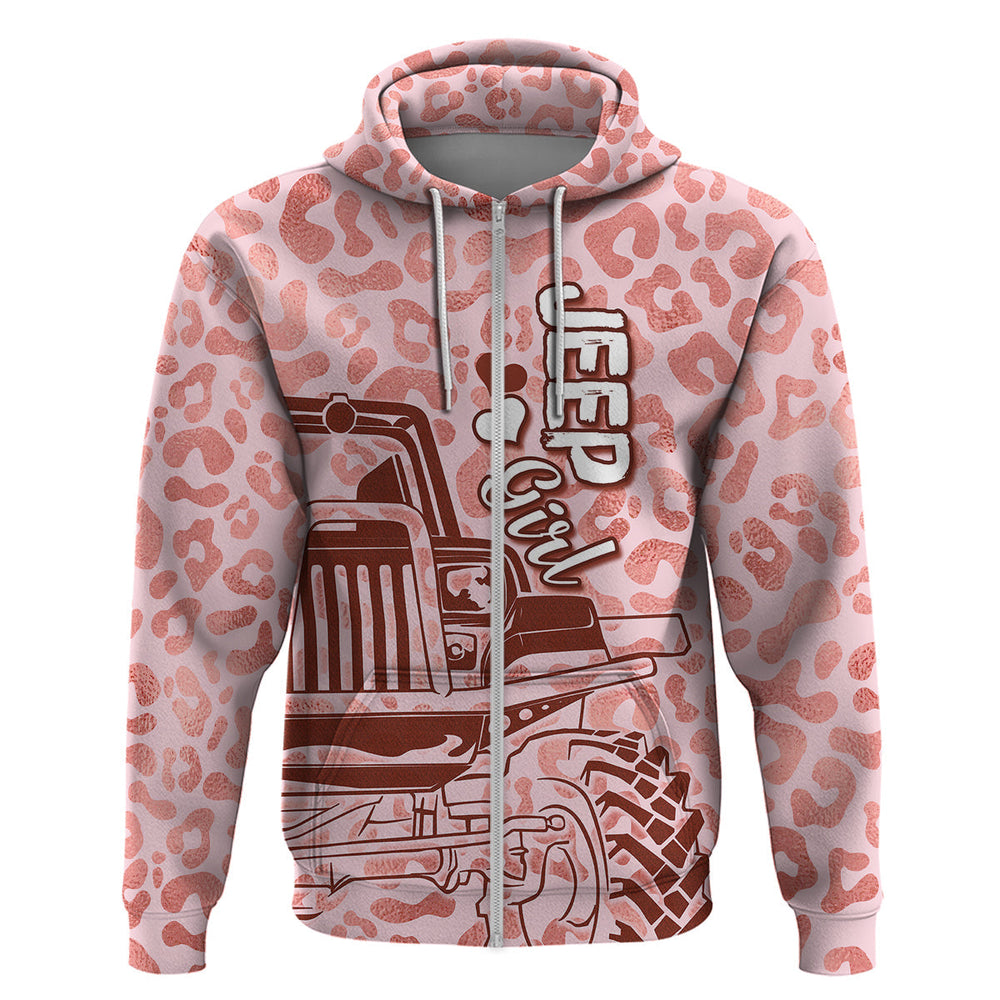 Jeep Girl Country Style Cow Skull Mix Leopard Prints Hoodie Jeep Girl Country Style Cow Skull Mix Leopard Prints Hoodie