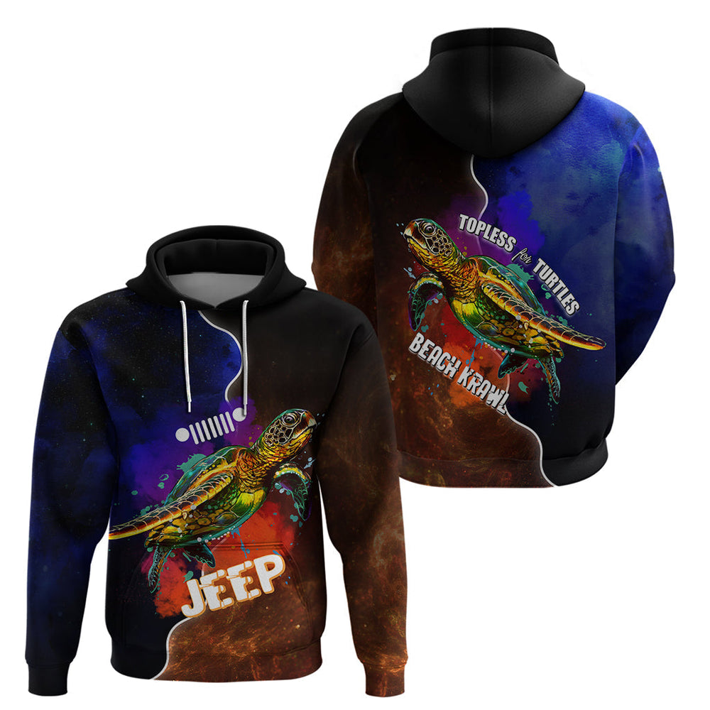 Jeep Hoodie Topless For Turtles Beach Krawl Jeep Hoodie Topless For Turtles Beach Krawl