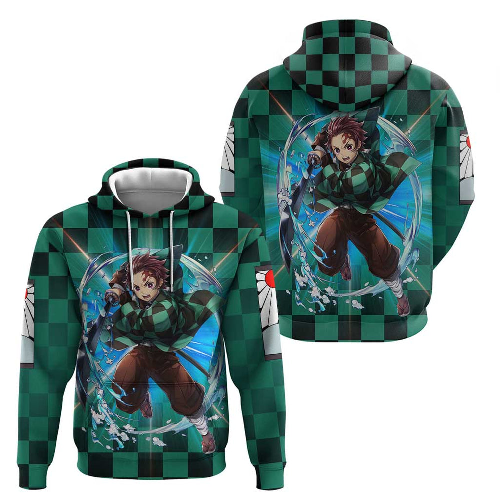 Astral Aura Tanjiro Demon Slayer Hoodie Anime Style Astral Aura Tanjiro Demon Slayer Hoodie Anime Style