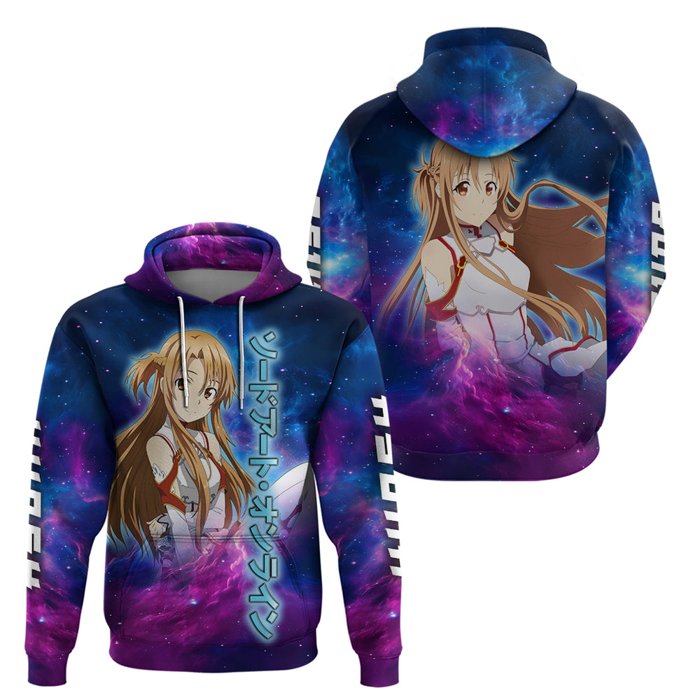 Asuna Hoodie Sword Art Galaxy Style Asuna Hoodie Sword Art Galaxy Style