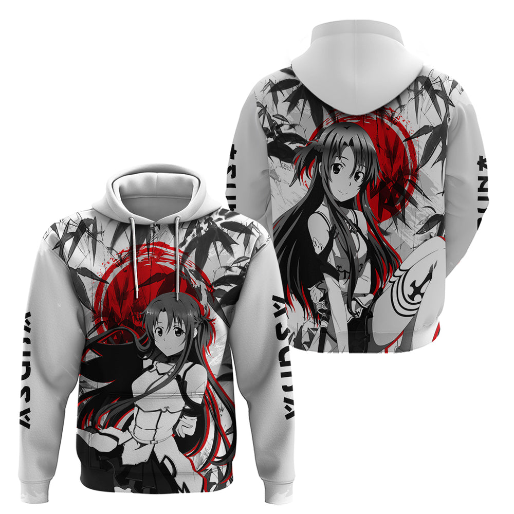 Asuna Hoodie Sword Art Online Anime Japan Style Asuna Hoodie Sword Art Online Anime Japan Style