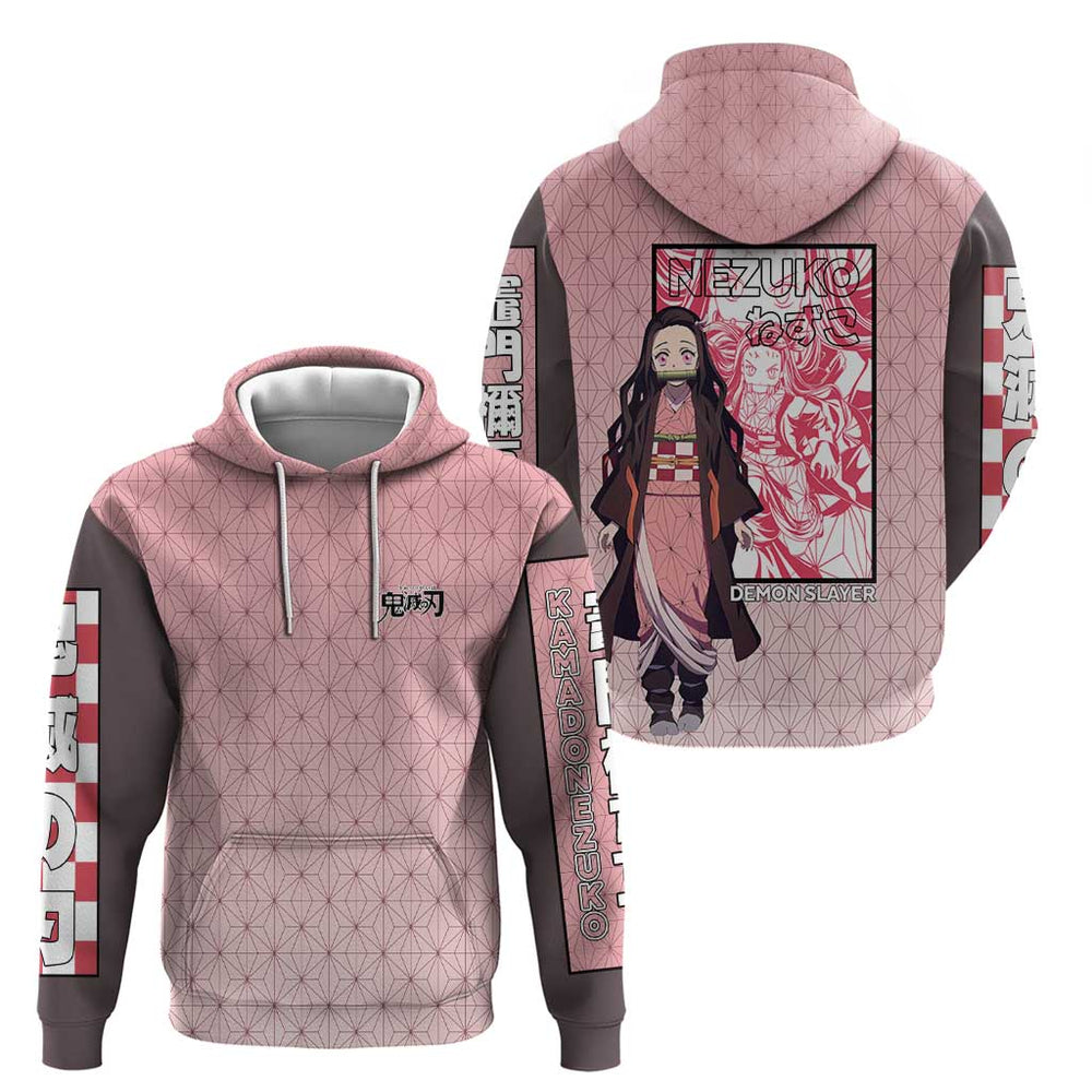 Kamado Nezuko Haori Demon Slayer Hoodie Anime Style Kamado Nezuko Haori Demon Slayer Hoodie Anime Style
