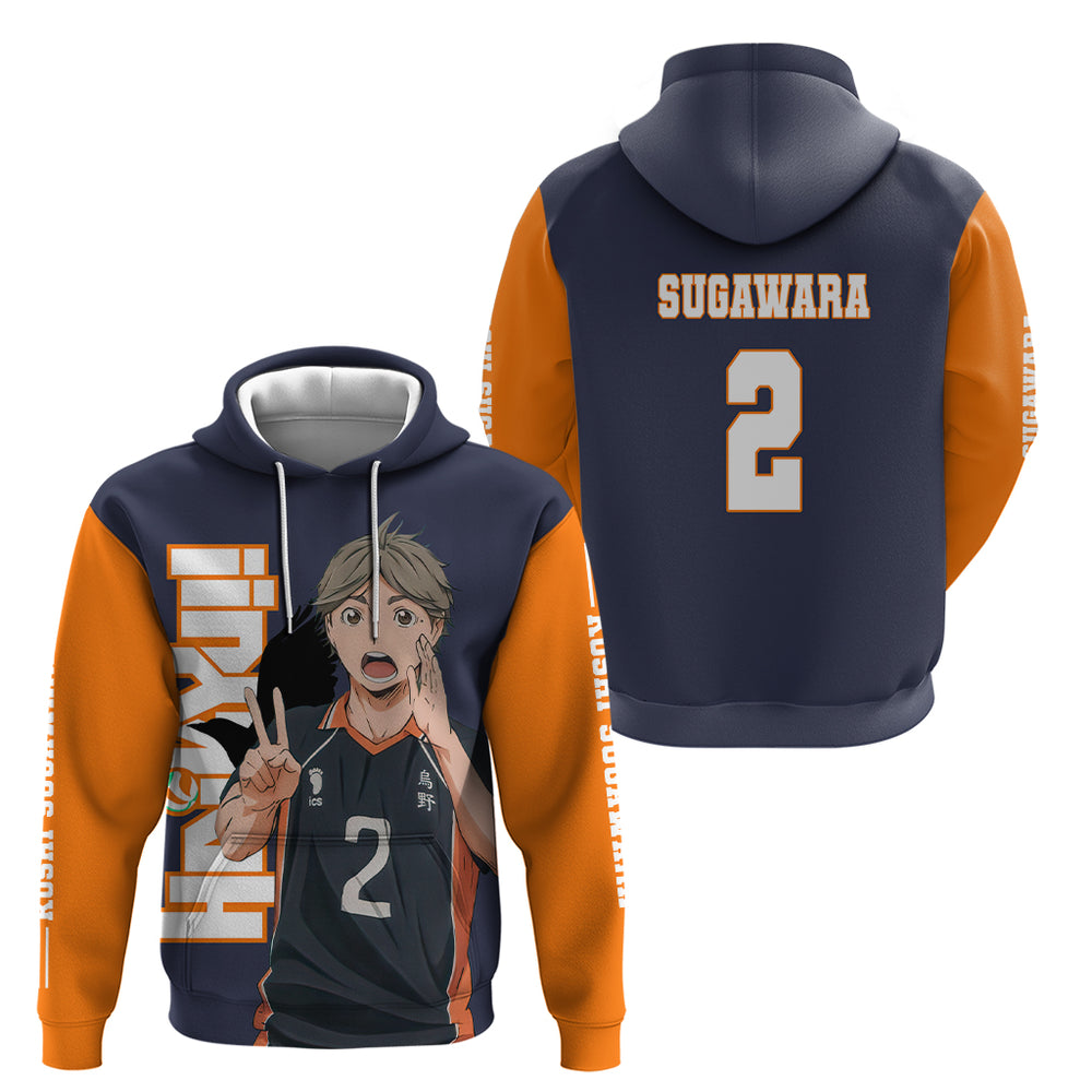 Karasuno Koshi Sugawara Hoodie Haikyu Karasuno Koshi Sugawara Hoodie Haikyu