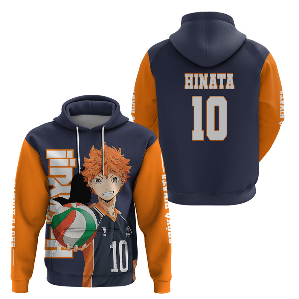 Karasuno Shoyo Hinata Hoodie Karasuno Shoyo Hinata Hoodie
