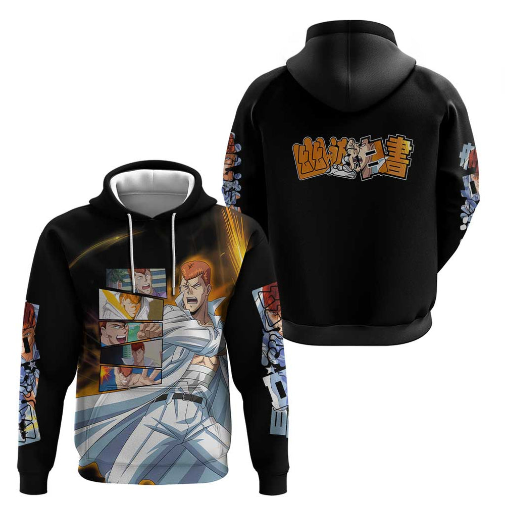 Kazuma Kuwabara - YuYu Hakusho Hoodie Anime Style Kazuma Kuwabara - YuYu Hakusho Hoodie Anime Style