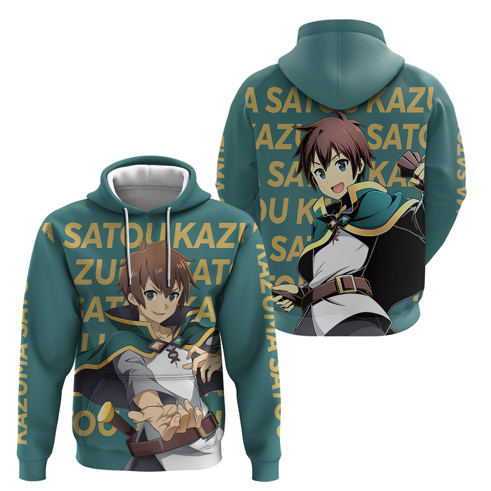 Kazuma Satou KonoSuba Hoodie Anime Style Kazuma Satou KonoSuba Hoodie Anime Style