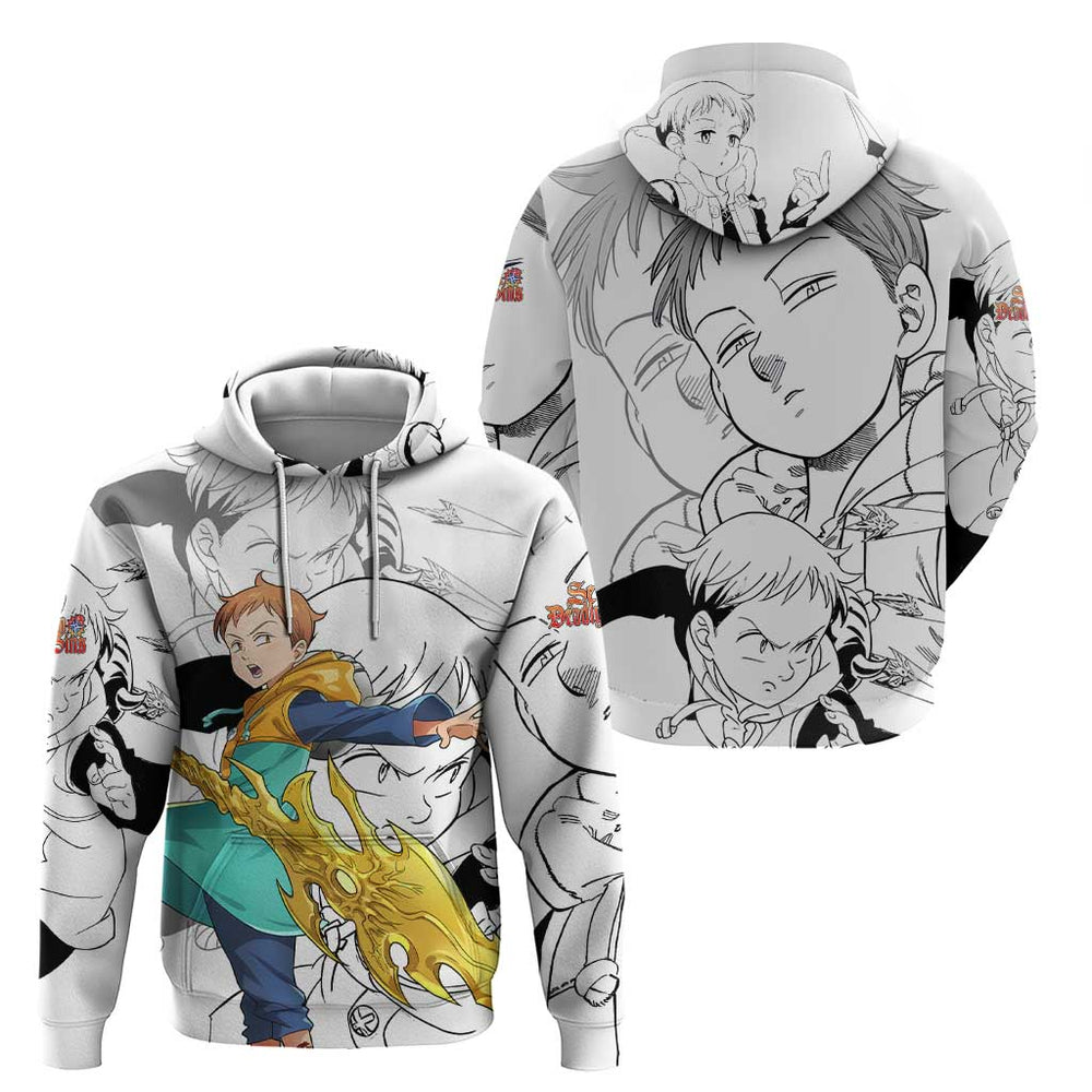 King - Nanatsu No Taizai Hoodie Anime Mix Manga Style King - Nanatsu No Taizai Hoodie Anime Mix Manga Style
