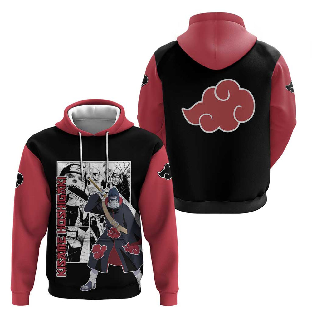 Kisame Hoshigaki - Naruto Hoodie Anime Mix Manga Style Kisame Hoshigaki - Naruto Hoodie Anime Mix Manga Style