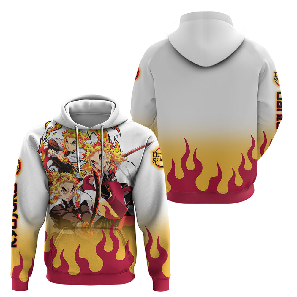 Kyojuro Rengoku - Flame Hashira Anime Hoodie Kyojuro Rengoku - Flame Hashira Anime Hoodie