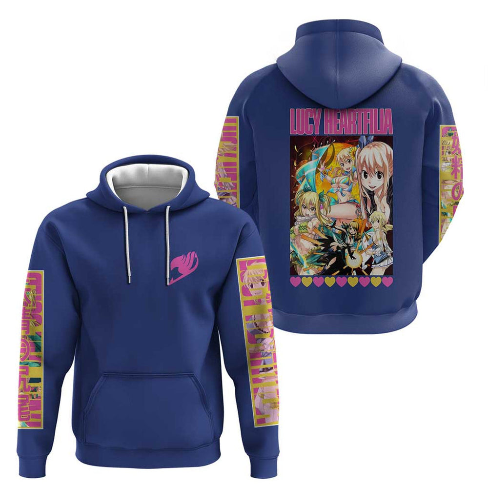 Lucy Heartfilia Fairy Tail Hoodie Anime Style Lucy Heartfilia Fairy Tail Hoodie Anime Style