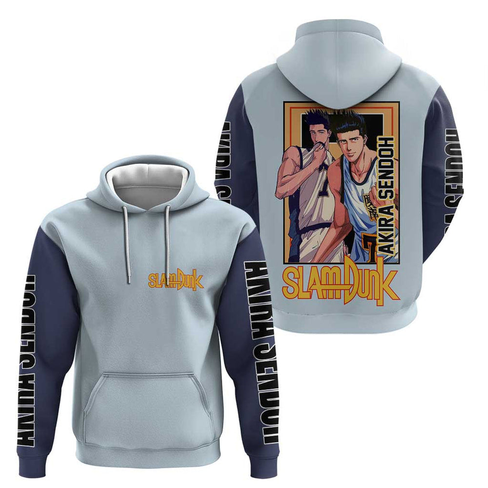 Akira Sendoh Slam Dunk Hoodie Japan Anime Style Akira Sendoh Slam Dunk Hoodie Japan Anime Style
