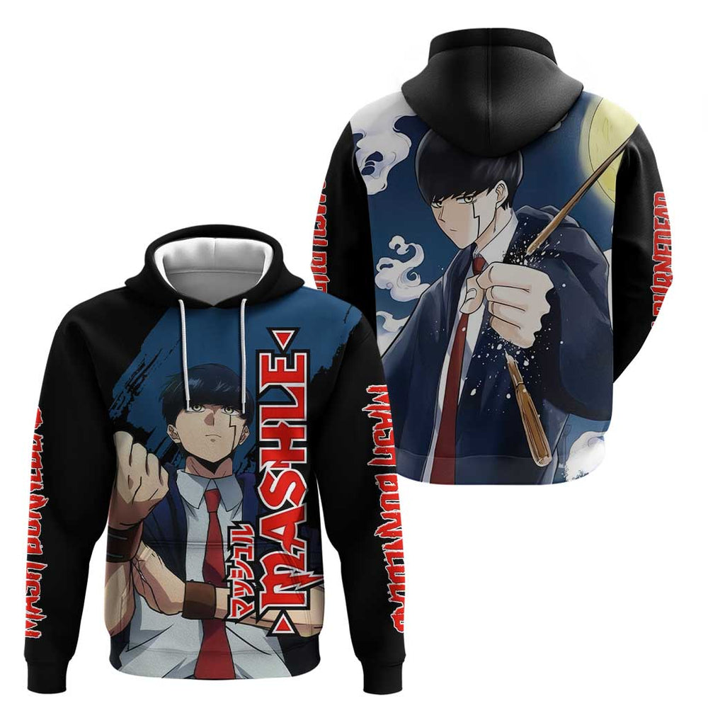Mash Burnedead - Magic And Muscles Hoodie Anime Style Mash Burnedead - Magic And Muscles Hoodie Anime Style