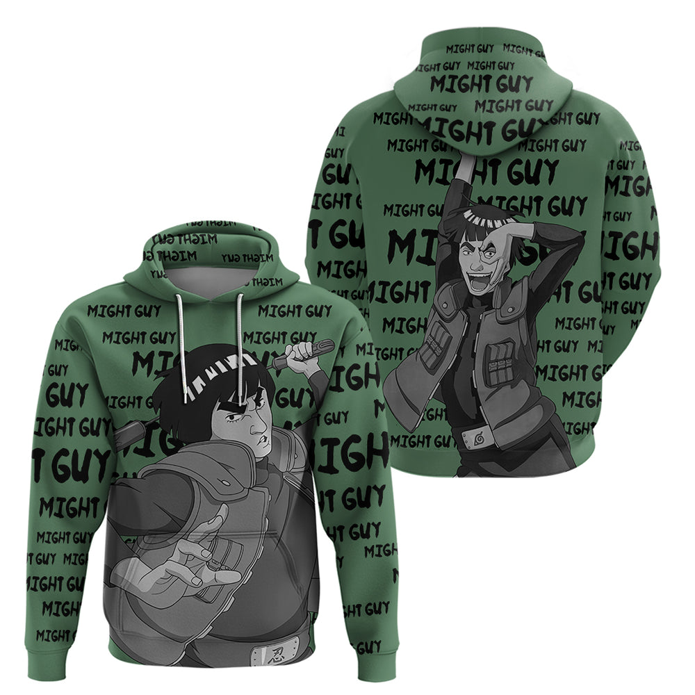 Might Guy - Style Manga Hoodie Might Guy - Style Manga Hoodie