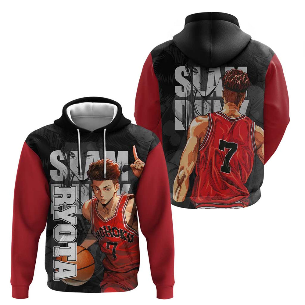 Miyagi Ryota - Slam Dunk Hoodie Anime Style Miyagi Ryota - Slam Dunk Hoodie Anime Style