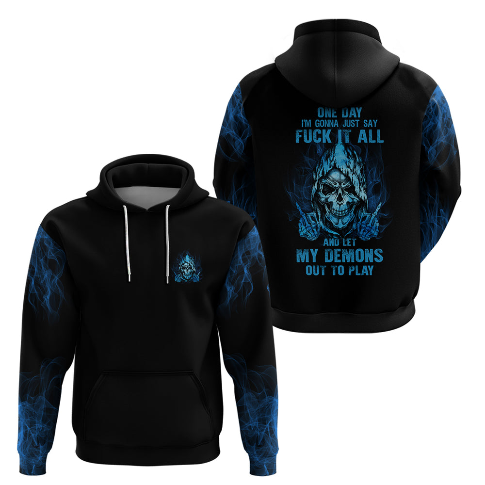 My Demons Out To Play Skull Hoodie My Demons Out To Play Skull Hoodie