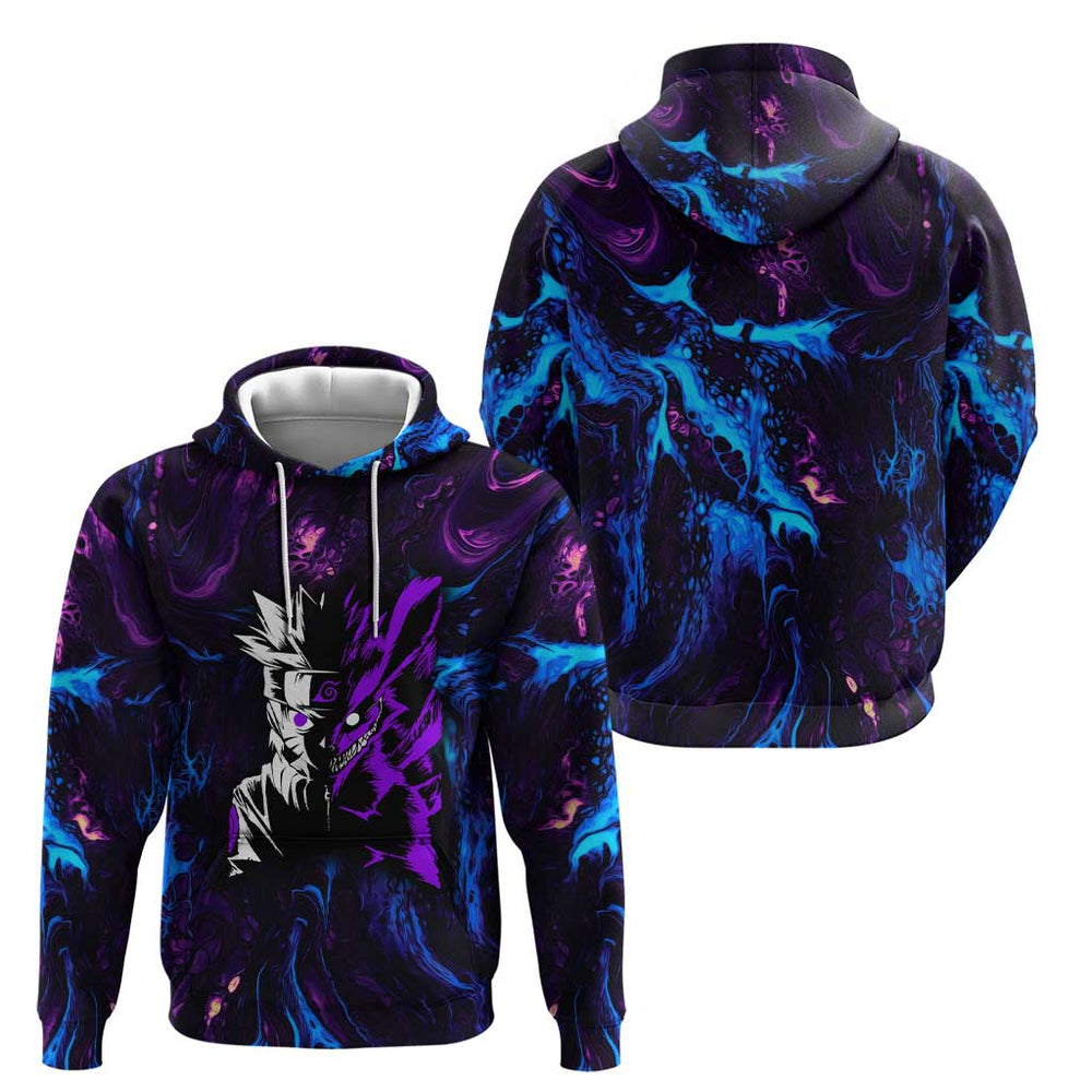 Naruto Awakened Beast Hoodie Anime Style Naruto Awakened Beast Hoodie Anime Style