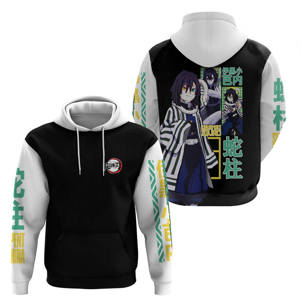 Obanai Iguro V2 Demon Slayer Hoodie Anime Style Obanai Iguro V2 Demon Slayer Hoodie Anime Style