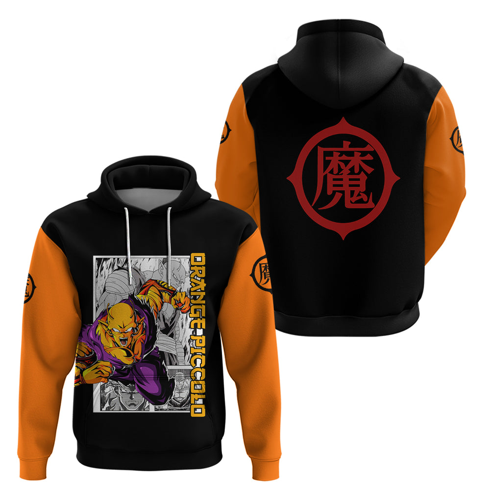 Orange Piccolo Hoodie Dragon Ball Anime Mix Manga Orange Piccolo Hoodie Dragon Ball Anime Mix Manga