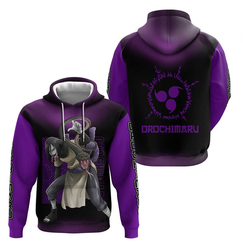 Orochimaru - Naruto Hoodie Anime Style Orochimaru - Naruto Hoodie Anime Style