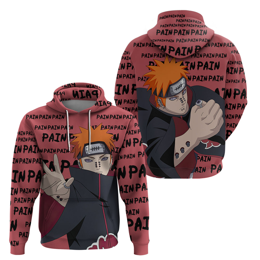 Pain - Style Manga Hoodie Pain - Style Manga Hoodie