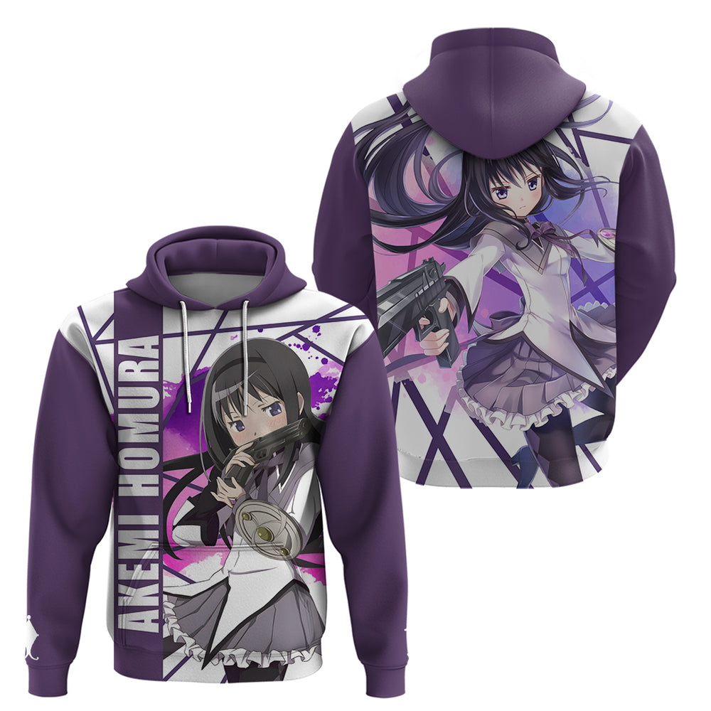 Puella Magi Madoka Magica Hoodie Akemi Homura Puella Magi Madoka Magica Hoodie Akemi Homura
