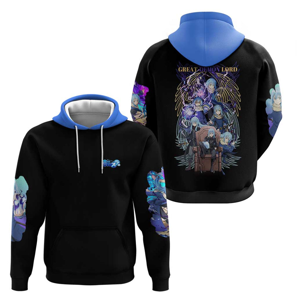 Rimuru Tempest V4 That Time I Got Reincarnated as a Slime Hoodie Anime Style Rimuru Tempest V4 That Time I Got Reincarnated as a Slime Hoodie Anime Style