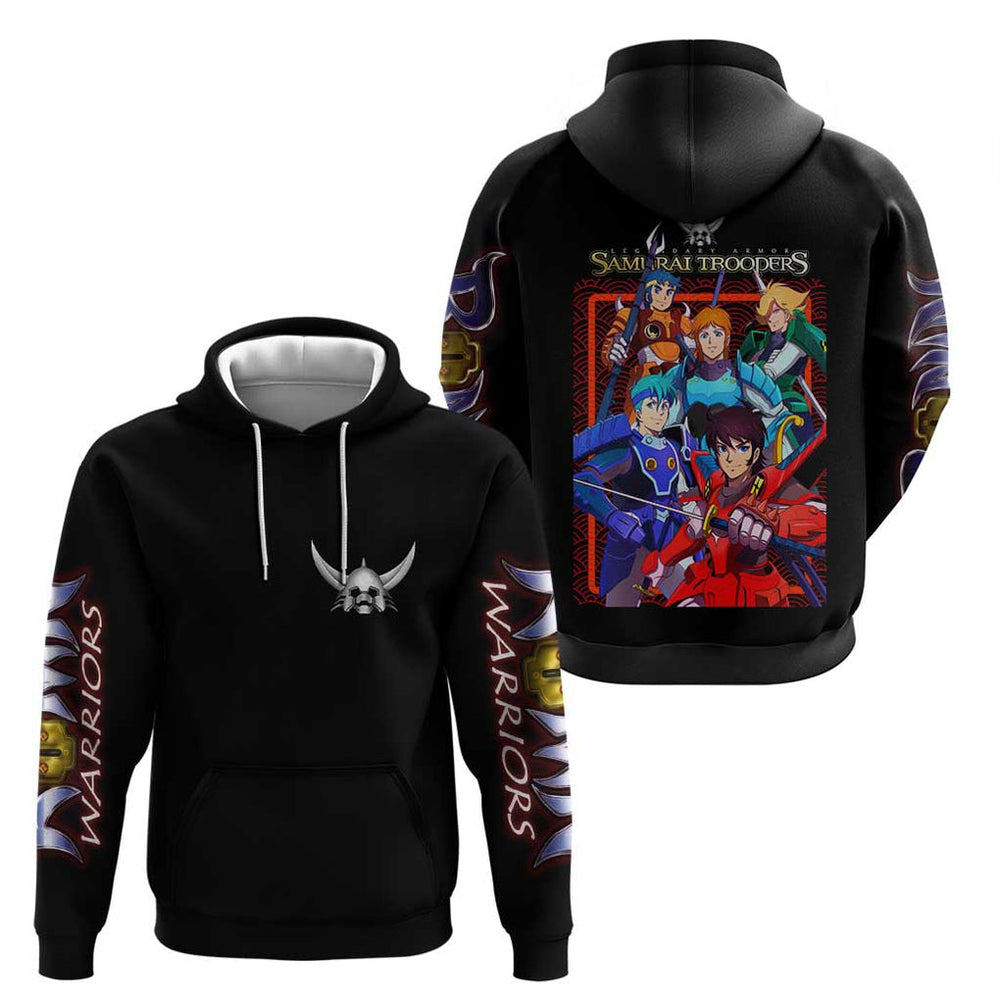 Ronin Warriors Hoodie Japan Anime Style Ronin Warriors Hoodie Japan Anime Style