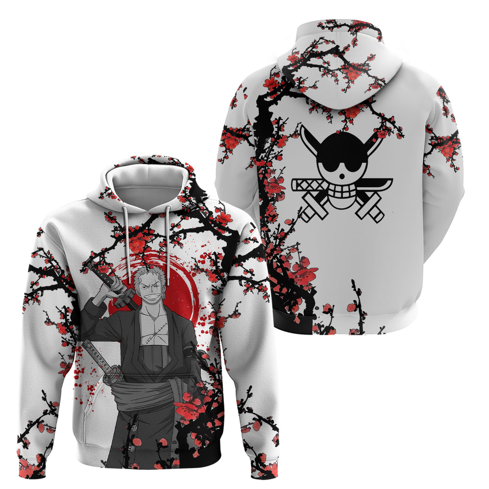 Roronoa Zoro Anime One Piece Japan Style Hoodie Roronoa Zoro Anime One Piece Japan Style Hoodie