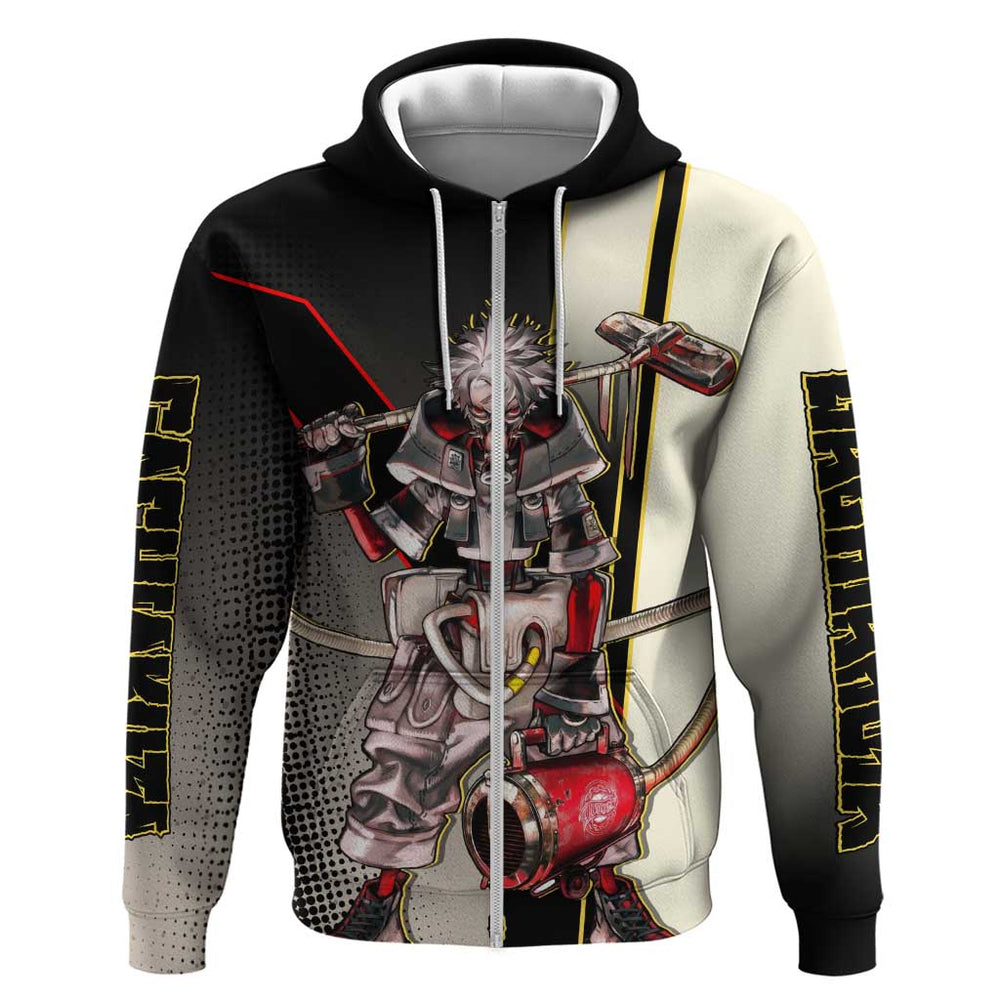 Rudo Surebrec Hoodie Grunge Manga Illustration Style Rudo Surebrec Hoodie Grunge Manga Illustration Style
