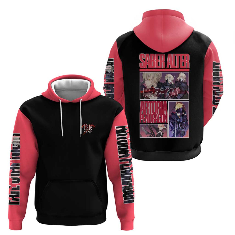 Saber Alter Fate Stay Night Heavens Feel Hoodie Anime Style Saber Alter Fate Stay Night Heavens Feel Hoodie Anime Style