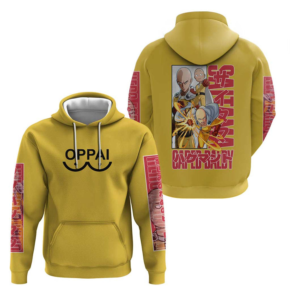 Saitama - One Punch Man Hoodie Anime Japan Style Saitama - One Punch Man Hoodie Anime Japan Style