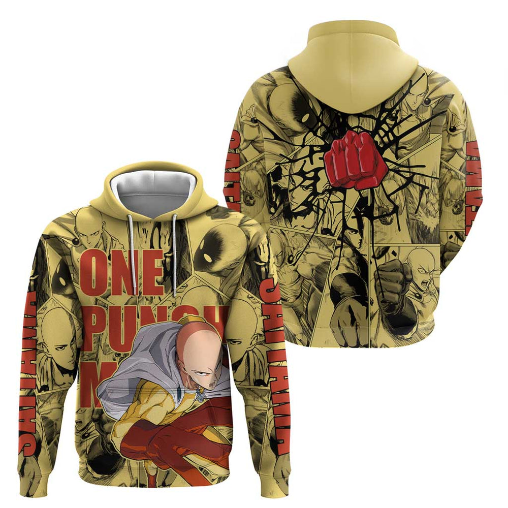 Saitama - One Punch Man Hoodie Anime Style Saitama - One Punch Man Hoodie Anime Style