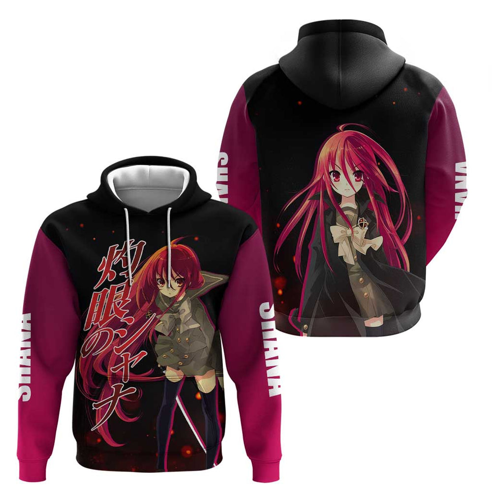 Shana - Shakugan no Shana Hoodie Anime Style Shana - Shakugan no Shana Hoodie Anime Style
