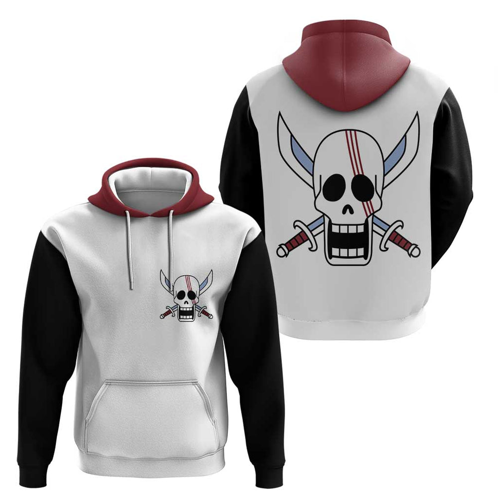 Shank Red Hair - One Piece Hoodie Anime Uniform Style Shank Red Hair - One Piece Hoodie Anime Uniform Style